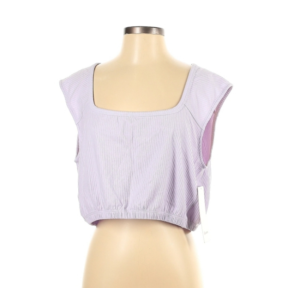 Lululemon Athletica Lavender Cropped Top Sz 14P